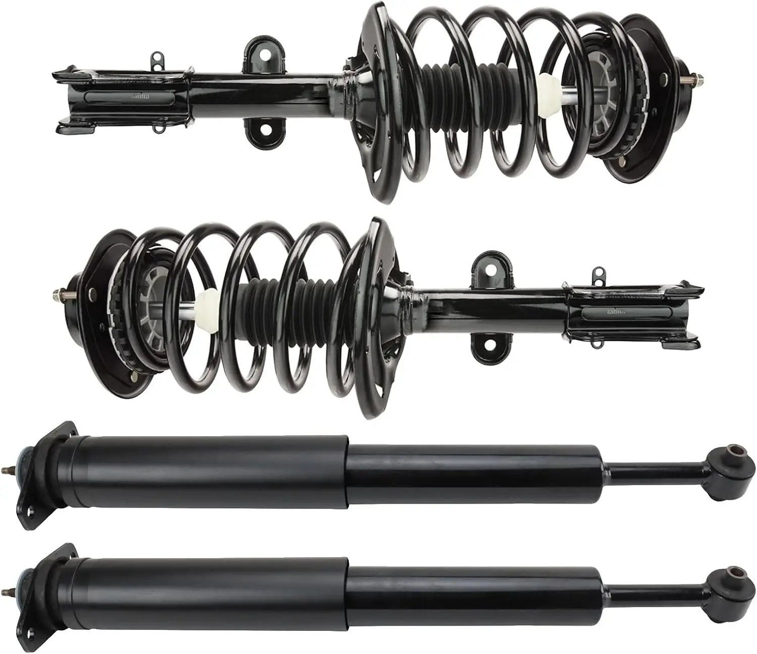 

Полный комплект передней и задней стойки и амортизатора Полный комплект стойки и винтовой пружины в сборе, совместимый с 2004-2008 Chry