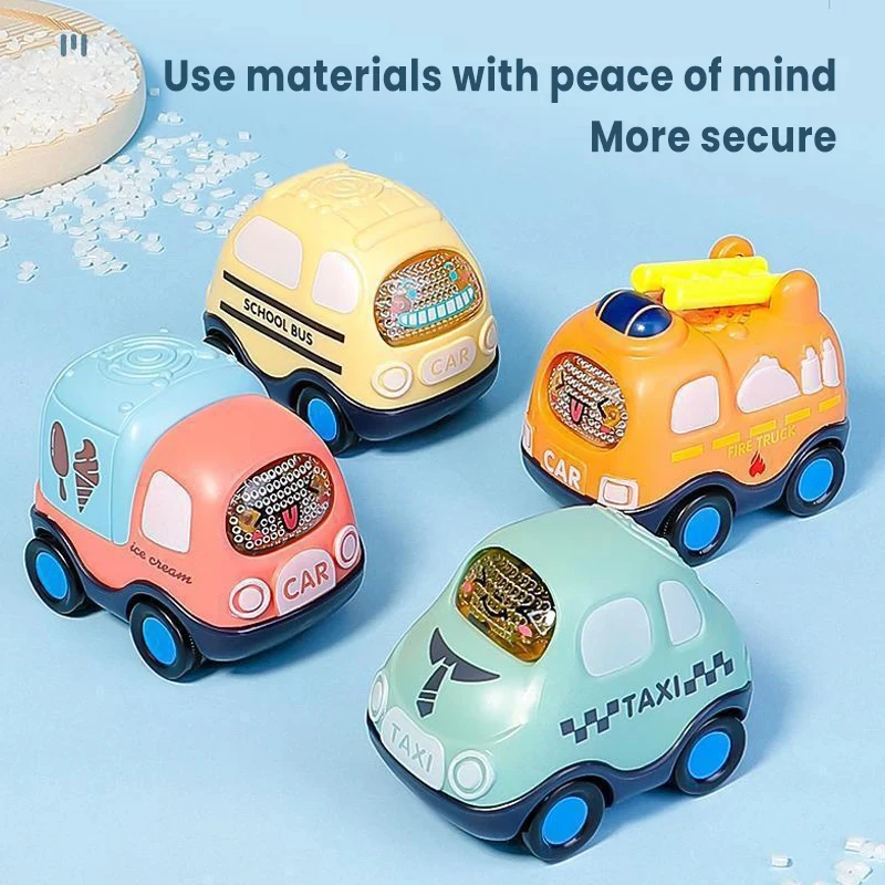 

Baby Car Toy Cars for Children 1 2 3 Years Boy Montessori Car Model Toy Kids Pull Back Cars for Boys Birthday Gifts B229