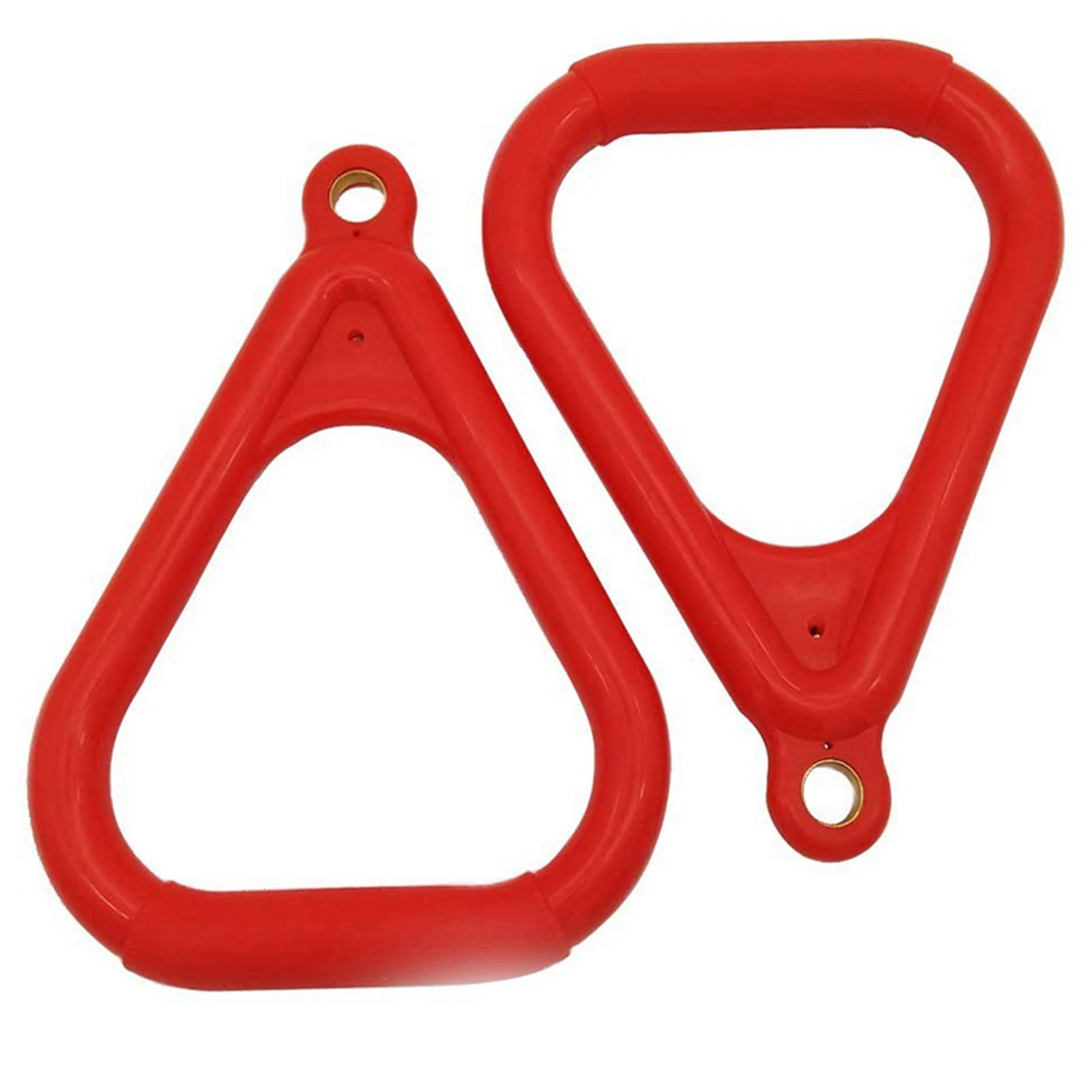 Anello trapezoidale da gioco altalena con anello trapezoidale da 4 pezzi, rosso e verde scuro-Y46A