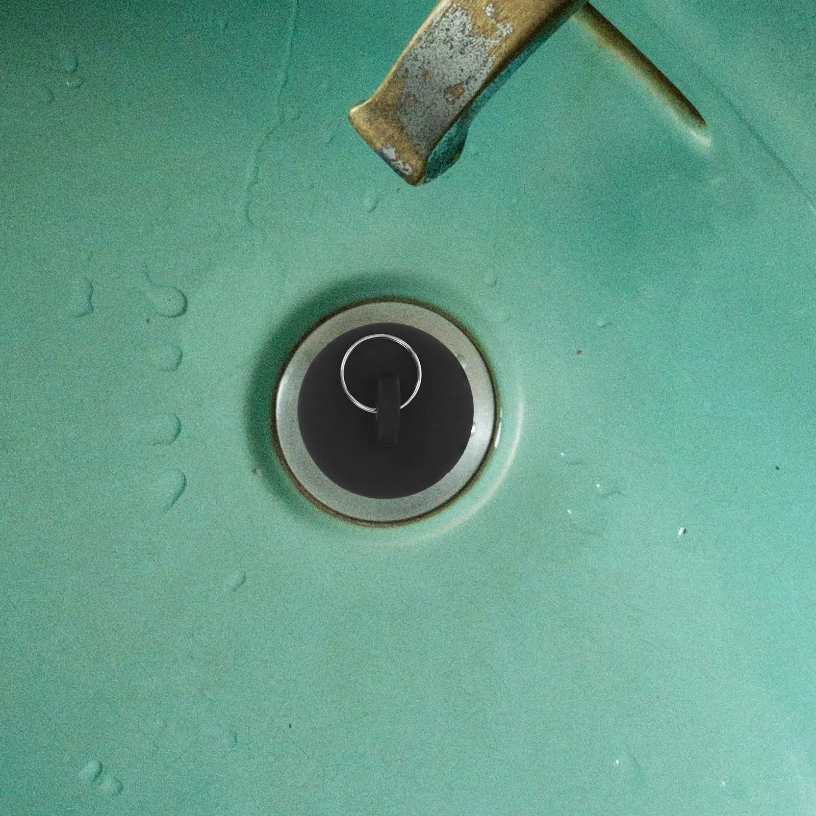 

Rubber Drain Plug Bathtub Sink Stopper Bath Drain Plug Multiple Sizes Bathroom Tub Stopper Leak Sealing Pull Ring