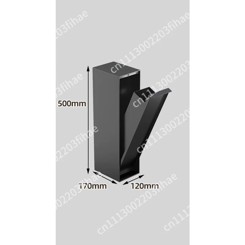 Hidden stainless steel niche toilet toilet embedded trash can tissue box rack can be customized wall cabinet