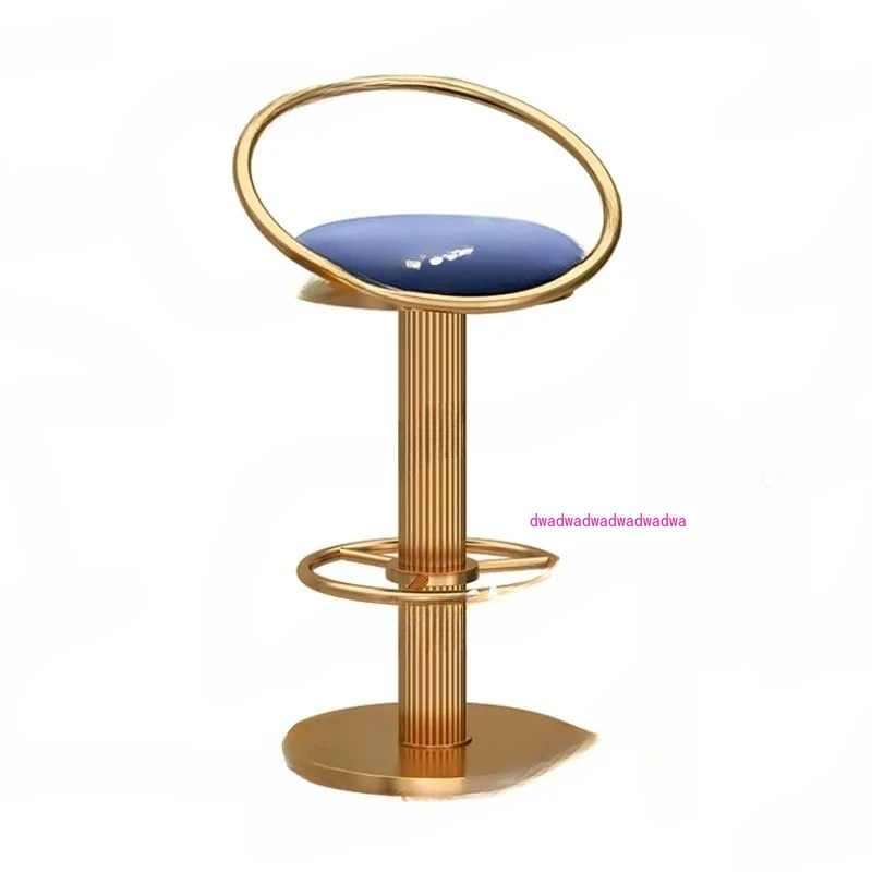 

Luxury Nordic Stool Bar Chair Accent Velvet Rotating Pink Gold Kitchen Bar Chairs Banquetas Para Bar
