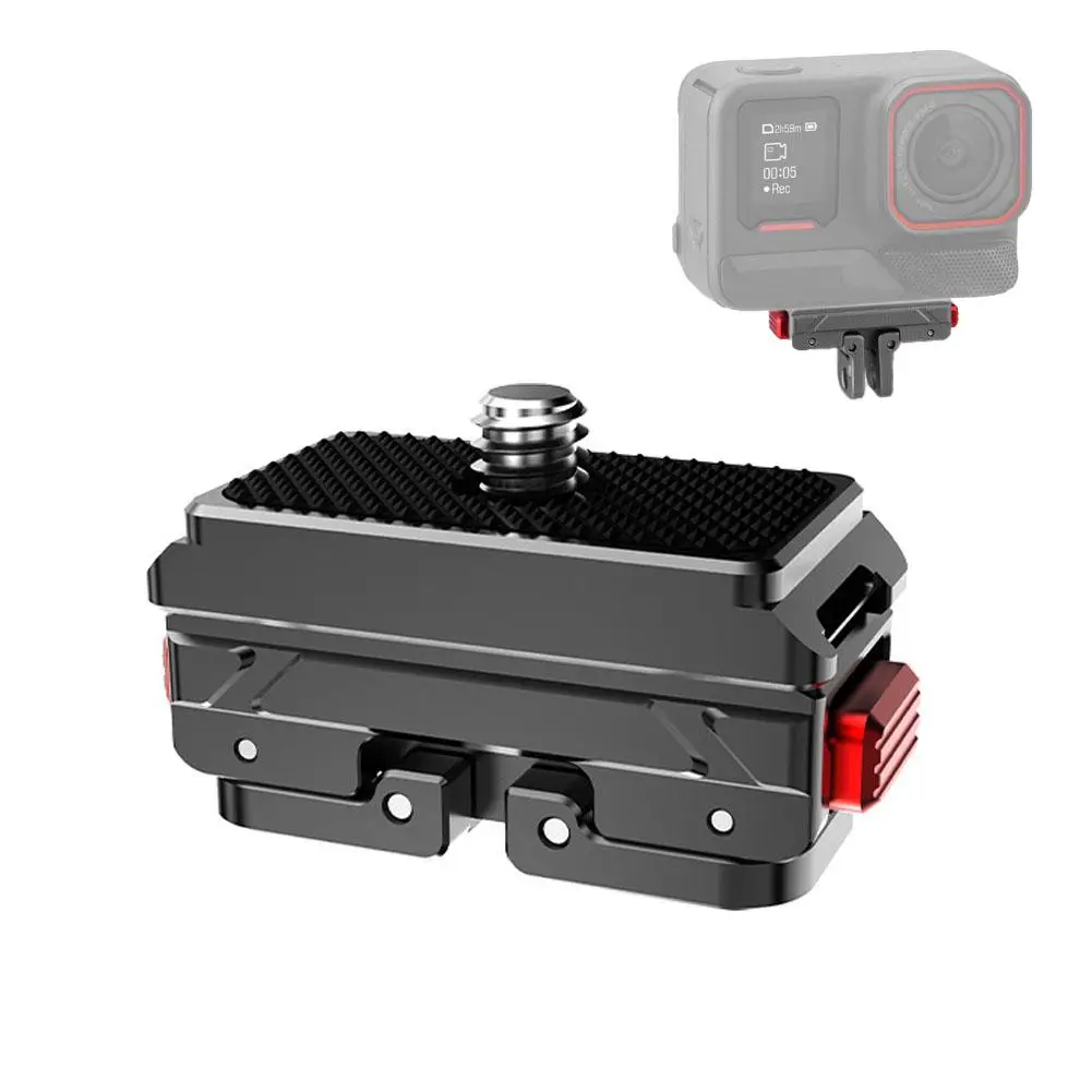 

Ace Pro 2 Camera Quick Release Mount Magnetic Adapter Mount Aluminum Alloy Base For Insta360 X5 X4/X3/X2/Ace/Ace PRO Access M3C2