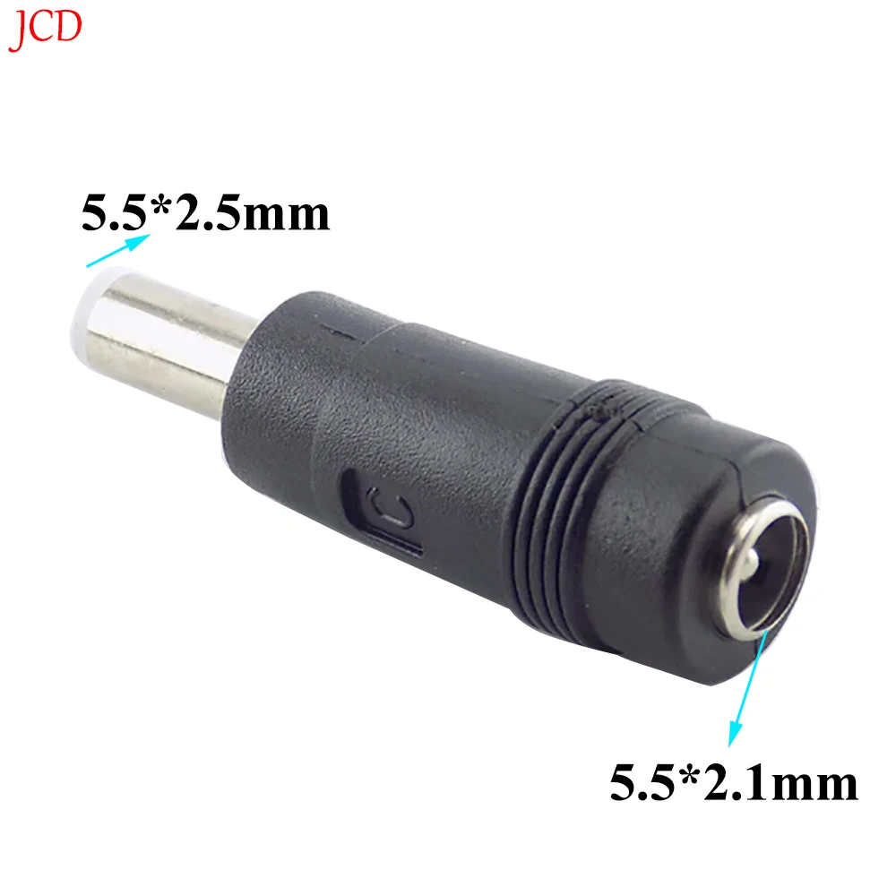 

1/5PCS 5.5 x 2.1 mm female to 5.5 x 2.5 mm male DC Power Connector Adapter Laptop 5.5*2.1 female to male 5.5*2.5