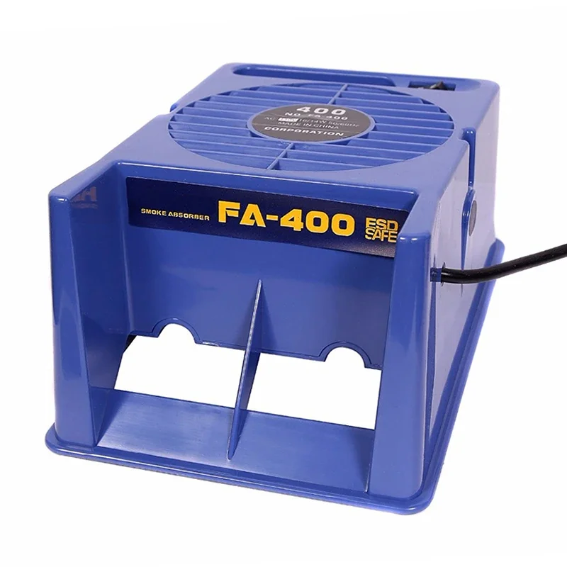 FA-400 electric soldering iron, soldering tin, smoke extractor, welding smoke detector, dual-use, including 5 smoking sponges