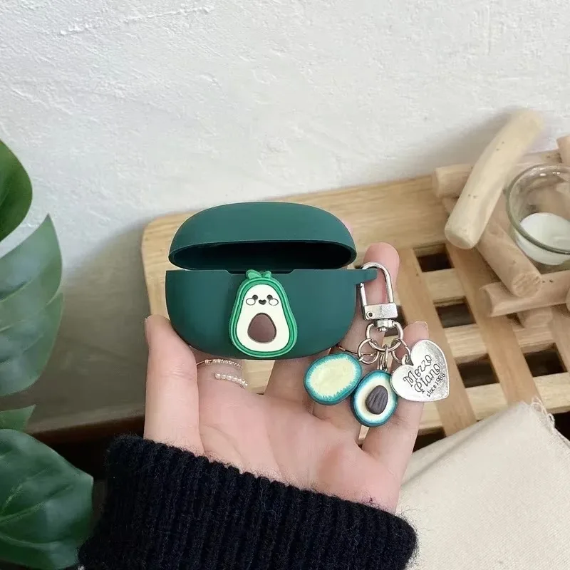 Для EDIFIER X1 Evo чехол с милым мультяшным рисунком/тюльпанами/ромашным цветком, кулон и силиконовый чехол для наушников