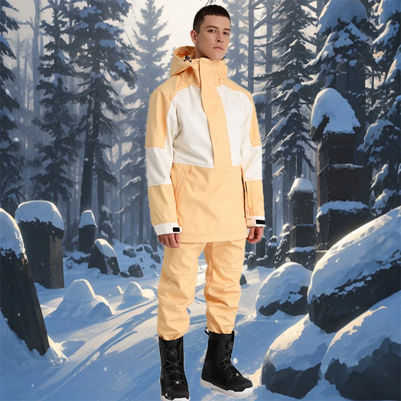 2025 Man Snow Tracksuits Adult Waterproof Clothing Mountain Skiing Sets Winter Women Skiing Suits Sports Jackets Pants Snowsuit