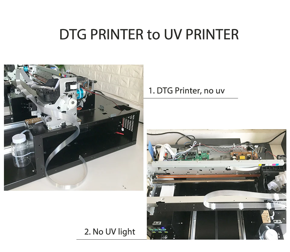 Imagem -03 - Epson a3 R1390 e L1800 Dtg Impressoras Compatível com Todas as Peças Sobressalentes para Conversão para Impressoras uv a3 Luz Led