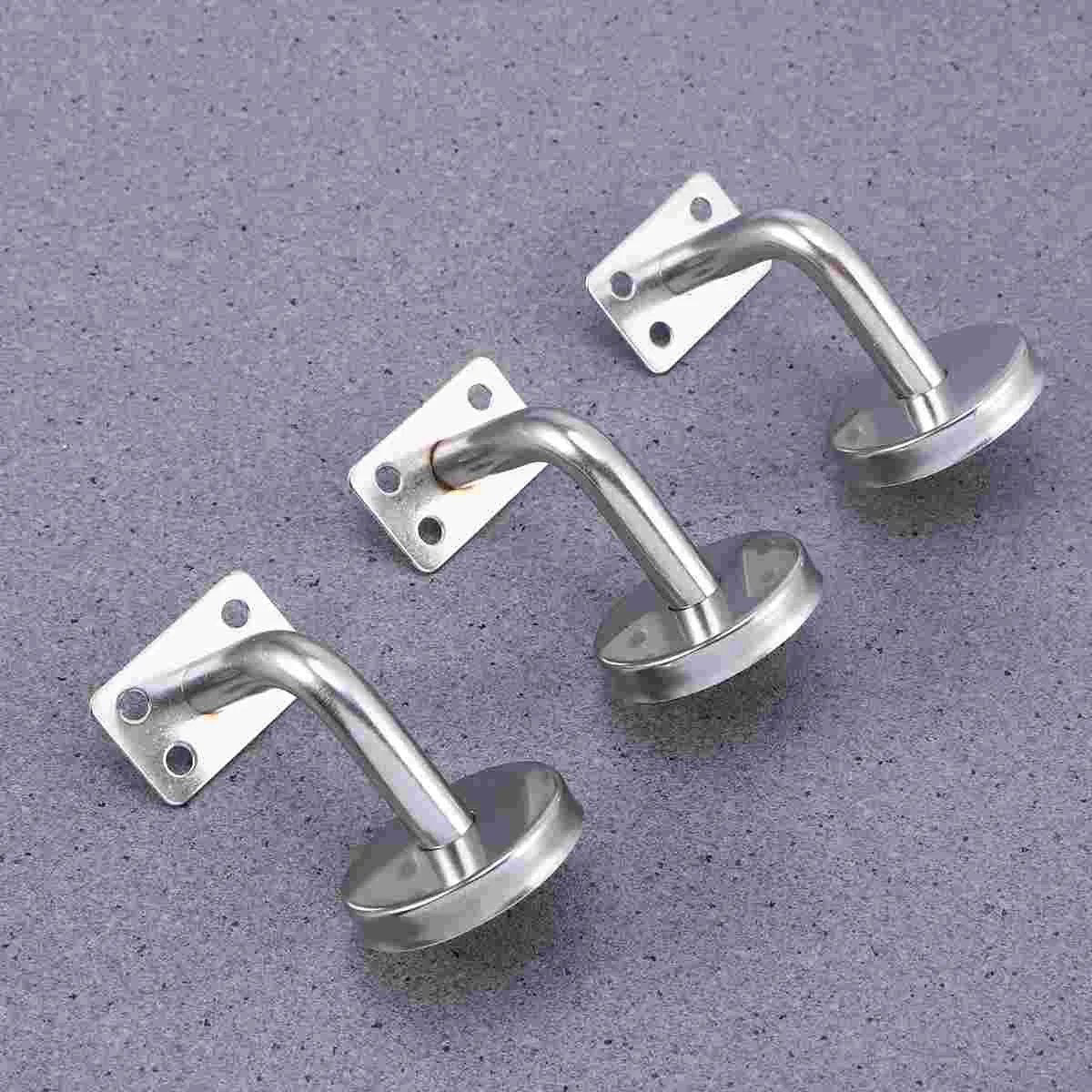 3 PCS Frame Master Stud Spacer Armrest Bracket Wardrobe Rail Bannister Convenient Support Stair Hand