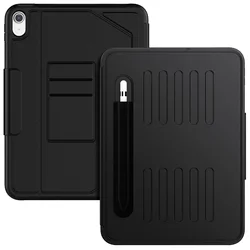Front And Back Full Protection Card Slot Pencil Slot Multi Angles Stand Leather Case Cover For iPad 10 Generation 10.9