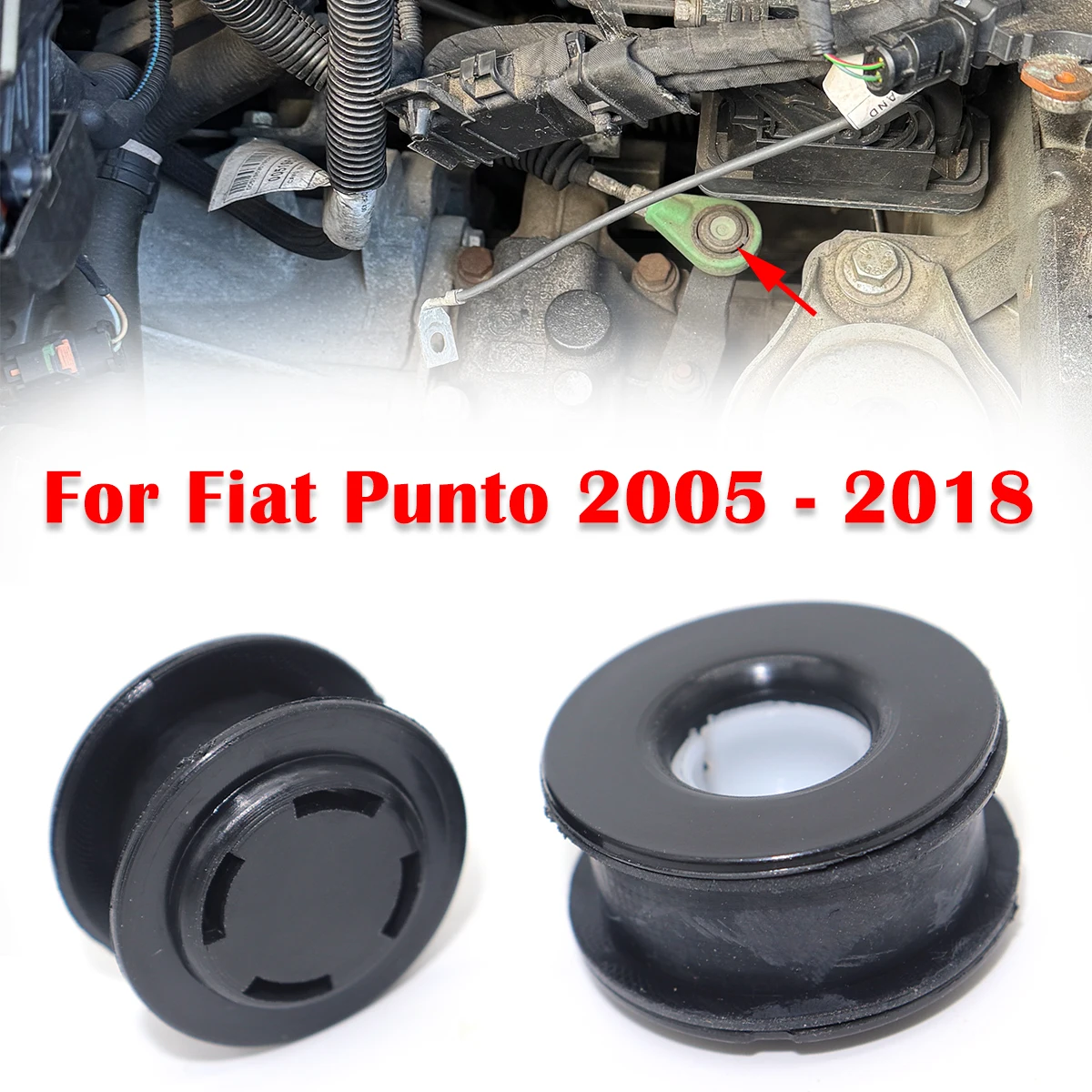 Manual Gearbox Shift Cable Linkage Control Bushing Gear Shifter Lever Selector End Rod Connect For Fiat Doblo Vauxhall Combo