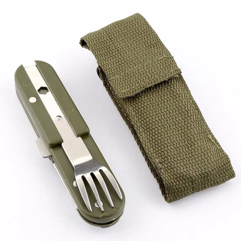 

Stainless Steel Utensil Fork Cutlery Picnic Tableware Spork Fork Travel Kit Fork Spoon Camping Flatware Spoon Outdoor Tableware