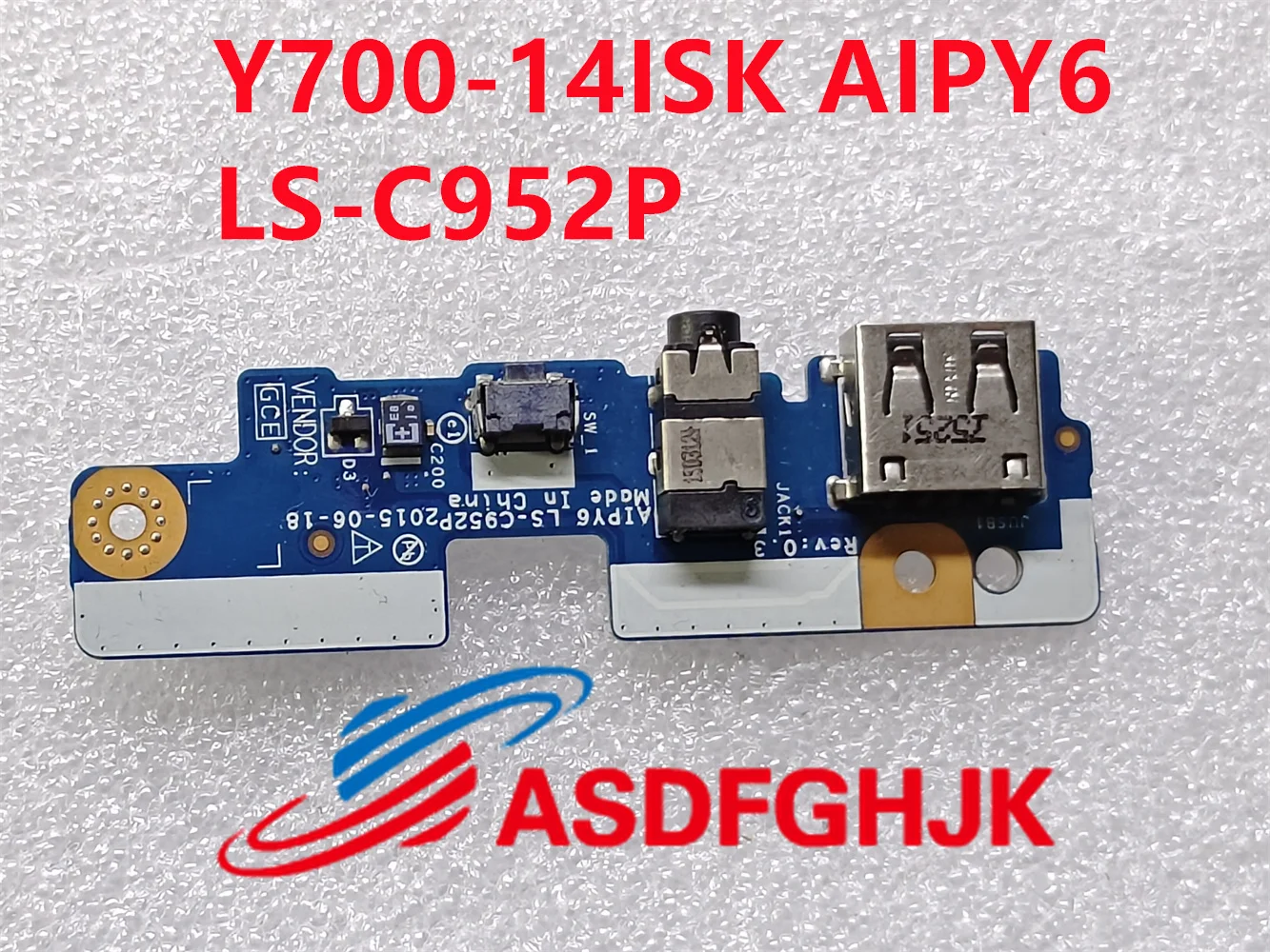 

Original FOR Y700 Y700-14ISK usb audio switch board AIPY6 LS-C952P fully tested