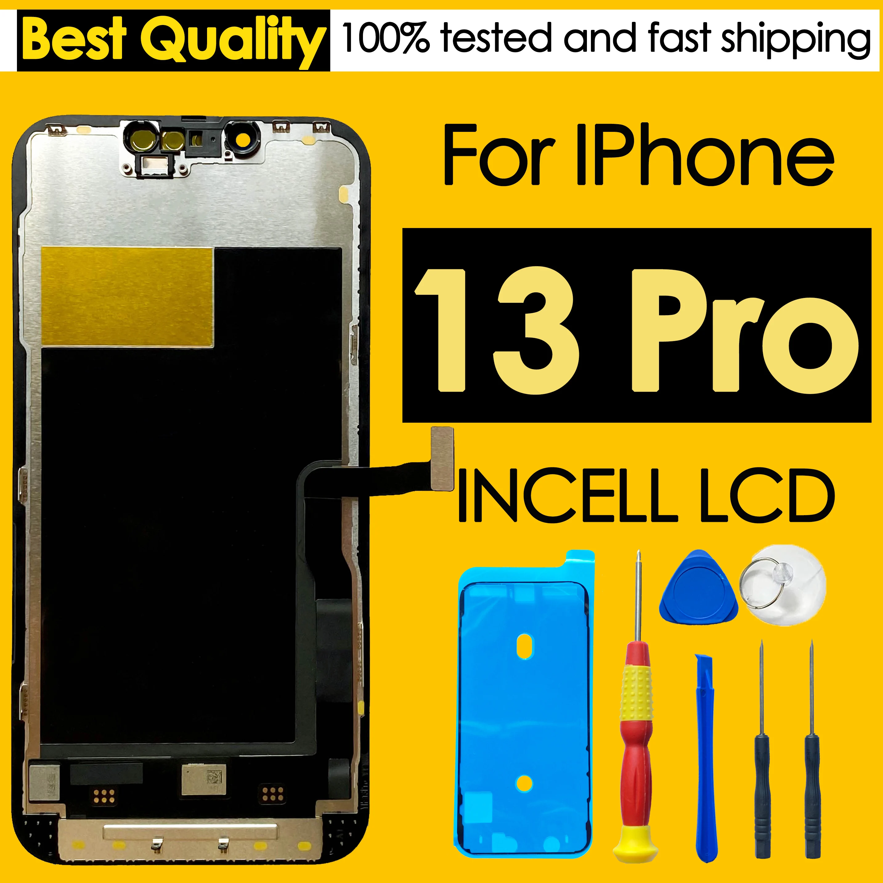 Hoge kwaliteit AAA incell LCD voor iPhone 13 pro Display Touch 13 pro Schermvervanging Digitizer Vergadering Reparatie onderdelen Groothandel