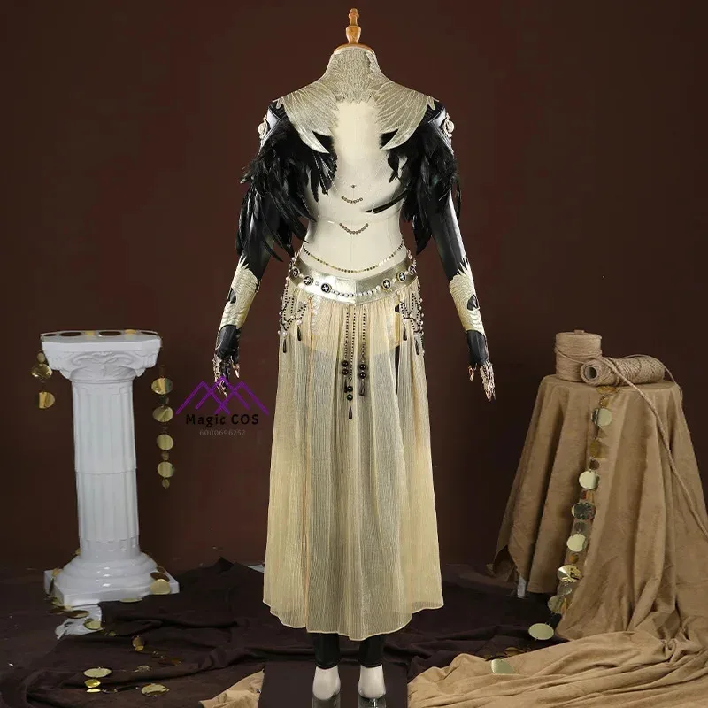 Hot Game Naraka: Bladepoint CANAAN Cosplay Costume Full Set with Armor Veil Wig High Quality Cos Anime Clothes Sexy Comic-Con
