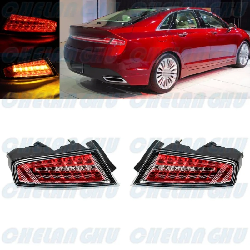 For Lincoln MKZ 2013 2014 2015 2016 2017 2018 2019 2020 Pair Rear Outside LED Tail Lamp Light DP533405AK DP5313404AL