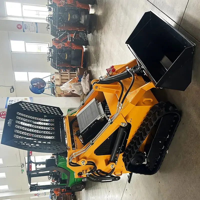 

Customized China New Wholesale CE EPA Skid Steer Loader Steering Skid Steer Loader Orchard Skid Steer Loader For Sale
