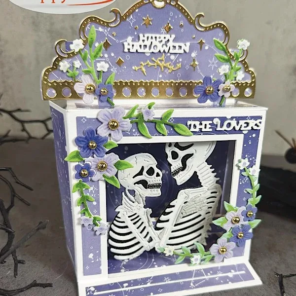 Tarot Card Names Ghost Tarot Metal Cutting Dies Scrapbook Diary Decoration Stencil Embossing Template DIY Greeting Card Handmade