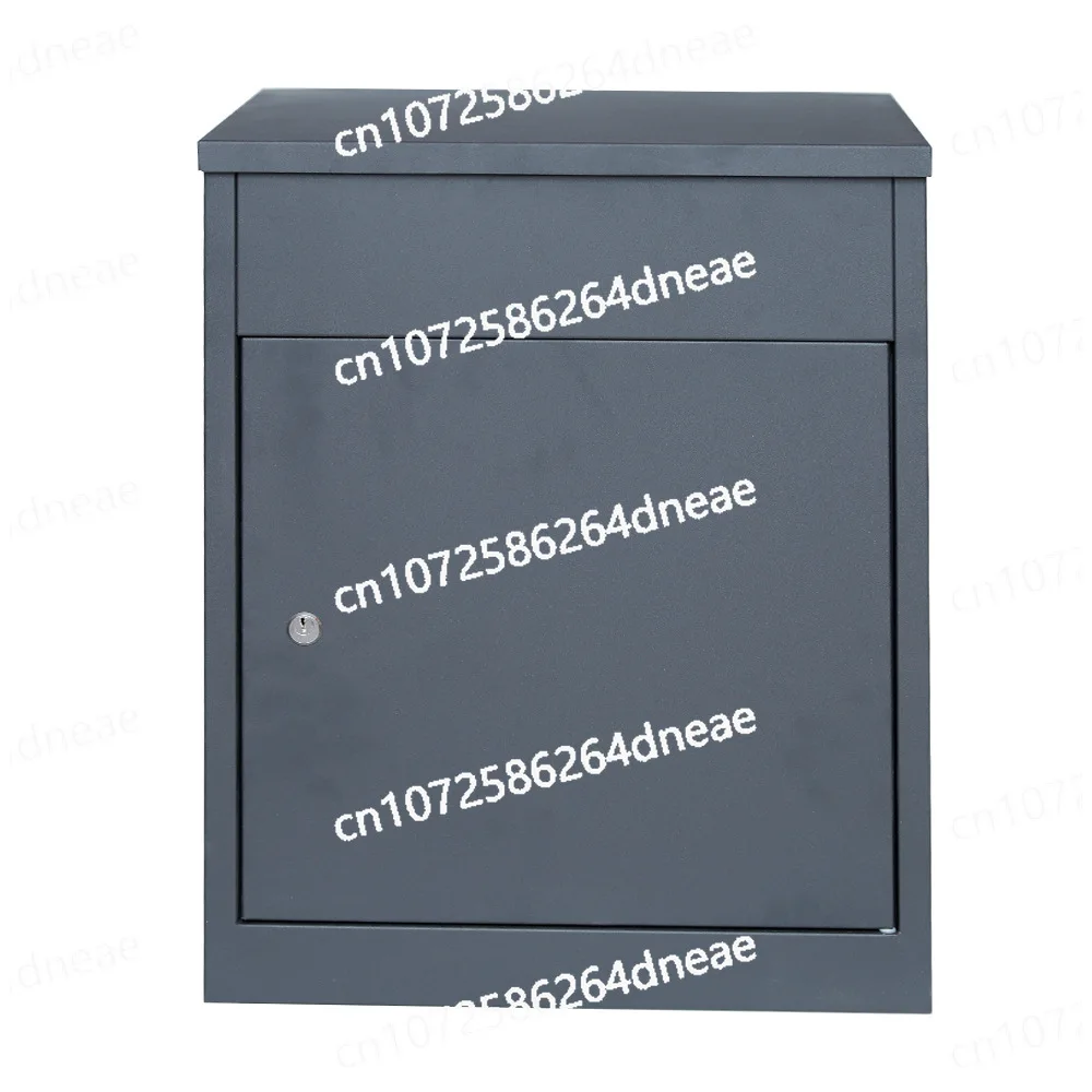 Large outdoor express box, parcel box, vertical, wall-mounted, outdoor storage cabinet