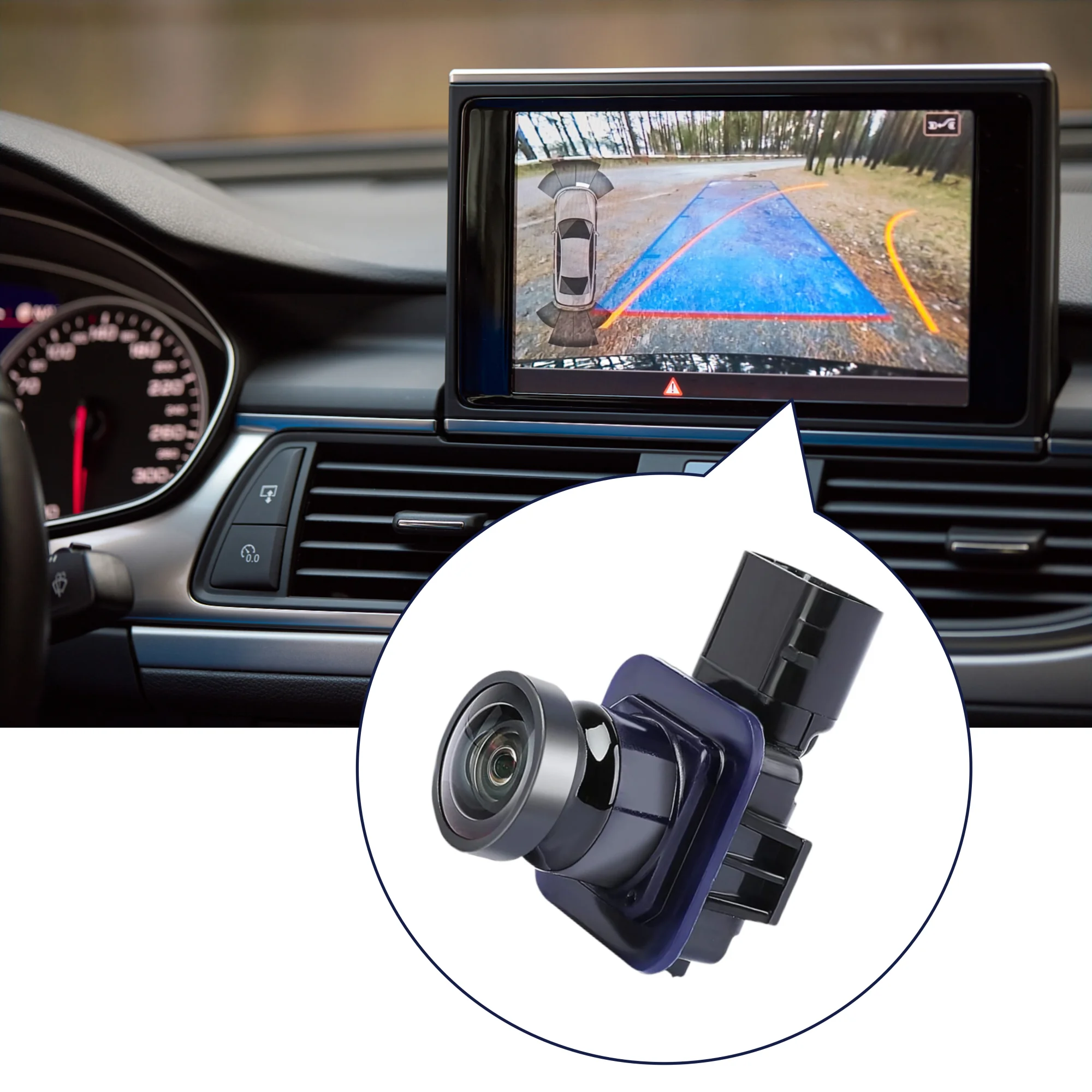 Car Reversing Camera  Night Vision Monitor for Ford Escape GJ5T19G490AD EJ5Z-19G490-A Rear View Backup parking With Guidelines