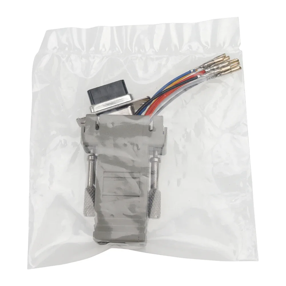 200Pcs DB9หญิง RJ45หญิง RS232โมดูลอะแดปเตอร์ F/F Connector Converter Extender สำหรับคอมพิวเตอร์