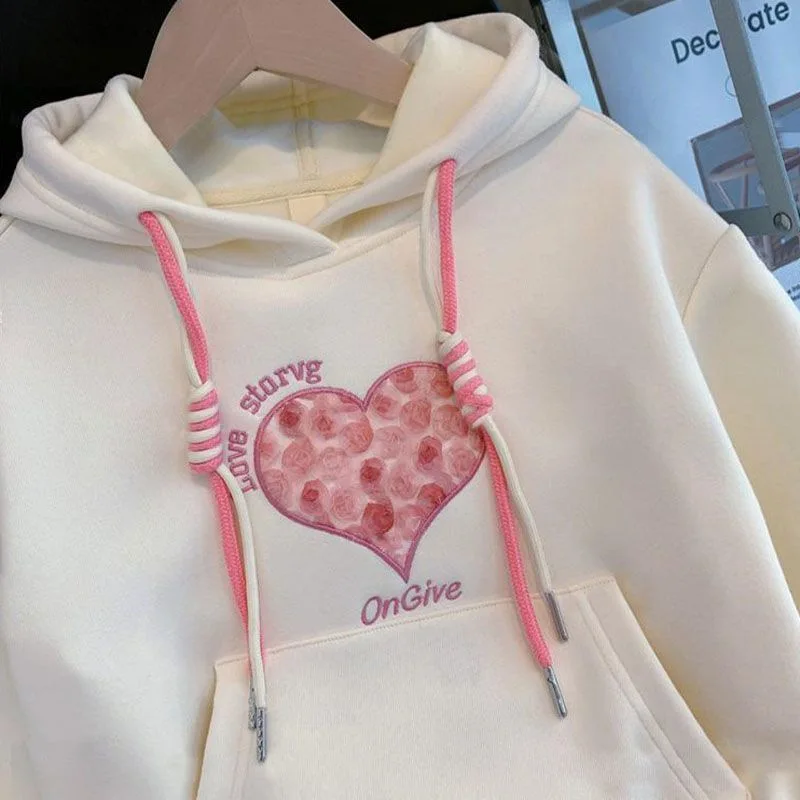 Frühling Mädchen lässig Sweatshirt Hosen Kleidung setzt Kinder 2 stücke Anzug Herbst Trainings anzug Kinder verdicken Druck Sportswear 1-8 Jahre