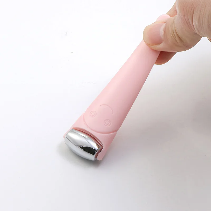 100Pcs Stainless Steel Ice Roller Eye Cream Stick Dual-Use Eye Cream Spoon Face Ice Dressing Beauty Stick Face Massager