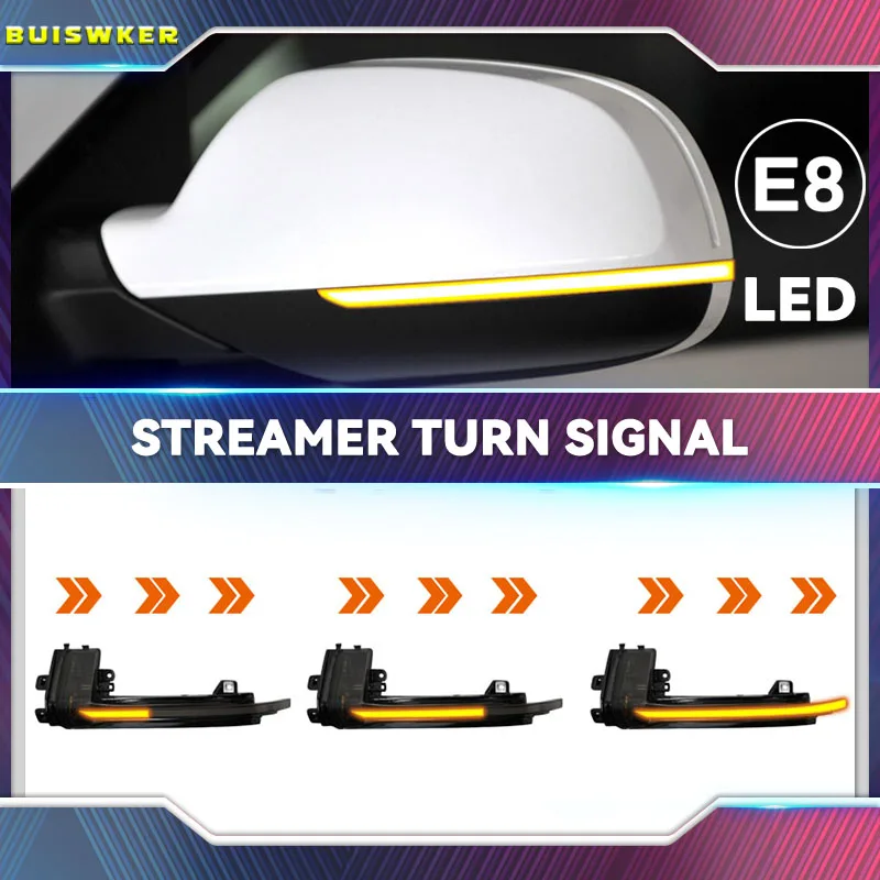 2 Stuks Voor Audi A4 A5 S5 B8.5 Rs5 Rs4 Dynamische Scroll Led Richtingaanwijzer Sequentieel Achteruitkijkspiegel Knipperlicht