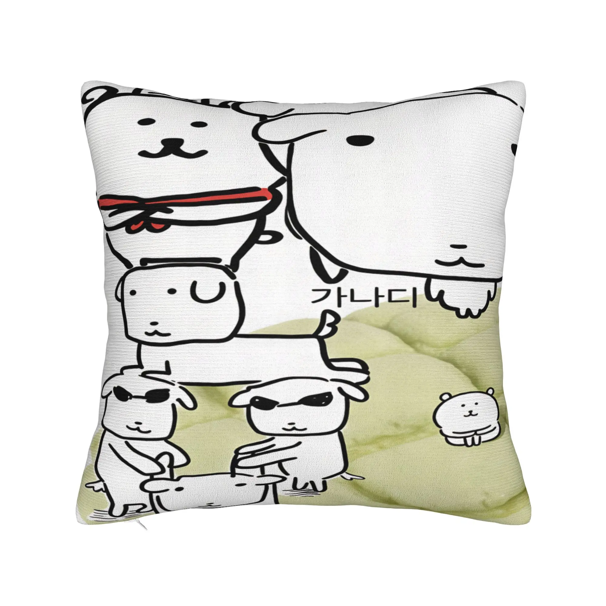 Pillow Cover Cute GANADI   Cute Funny Pillow Case For Couch Sofa Bedroom Pillowcases
