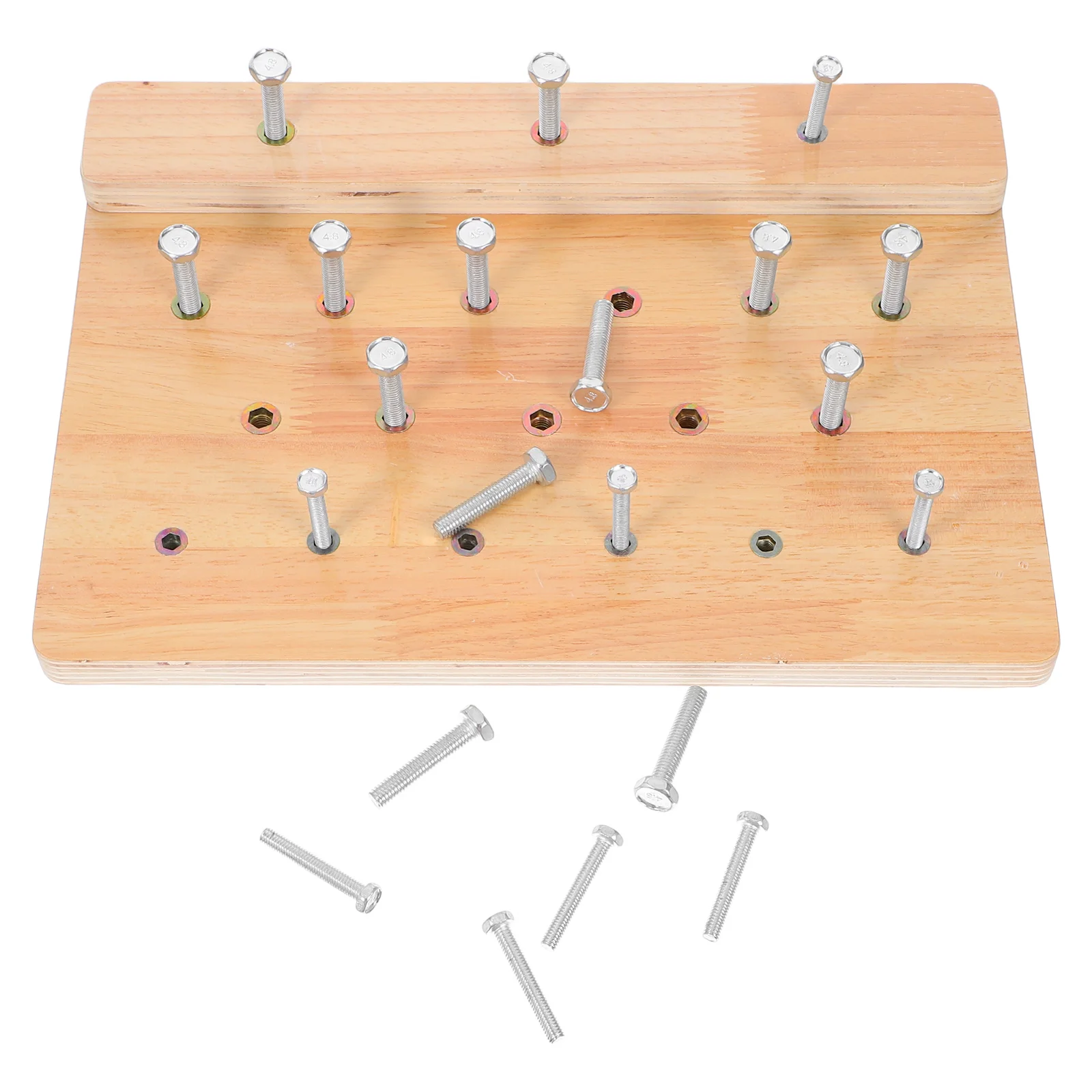 Houten Vinger Revalidatie Pegboard Handtherapie Board Voor Krachttraining Behendigheid Coördinatie Oefening Tool Thuiskliniek