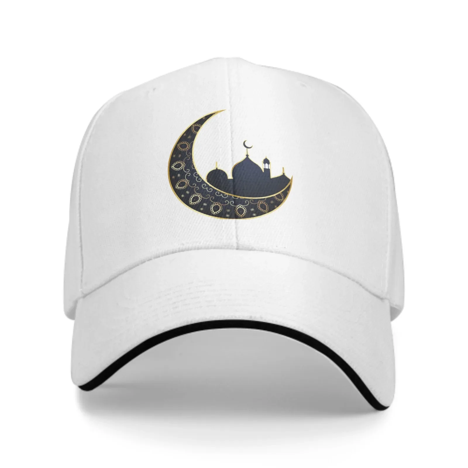 Islam Adjustable Women Men Back Closure Caps Washed Sandwich Caps Sports Outdoor Baseball Hat