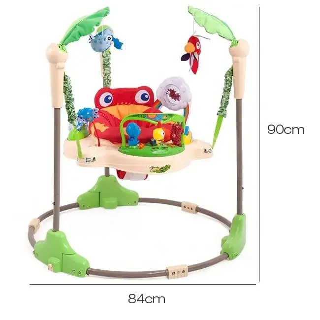 Attractive New Type Baby Rocking Chair Swing Children Toys Foldable Fitness Baby  Toy Jumping Rocker Chairs with Musical