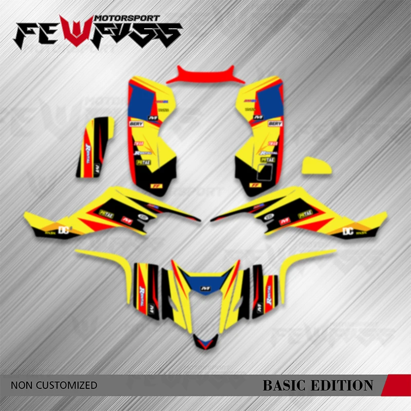 

Fewfuss Full Graphics Background Decals Stickers Kits For Suzuki LTZ400 KFX400 2003 2004 2005 2006 2007 20008