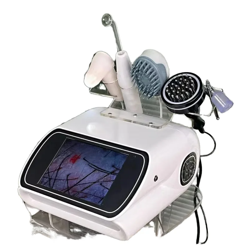 Multifunctional 5 in 1 Hair Regrowth Scalp Multifunctional 5 in 1 Portable Deep Cleaning Skin Analyzer Scalp Care Machine