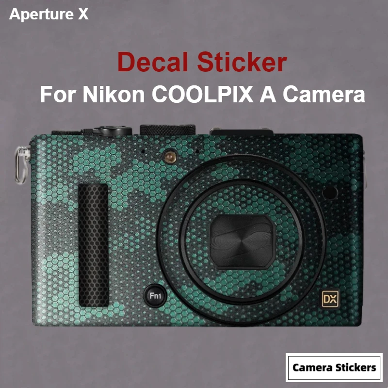 For Nikon COOLPIX A Decal Skin Camera Vinyl Wrap Film Anti-Scratch Protector Coat CoolpixA Customized Sticker