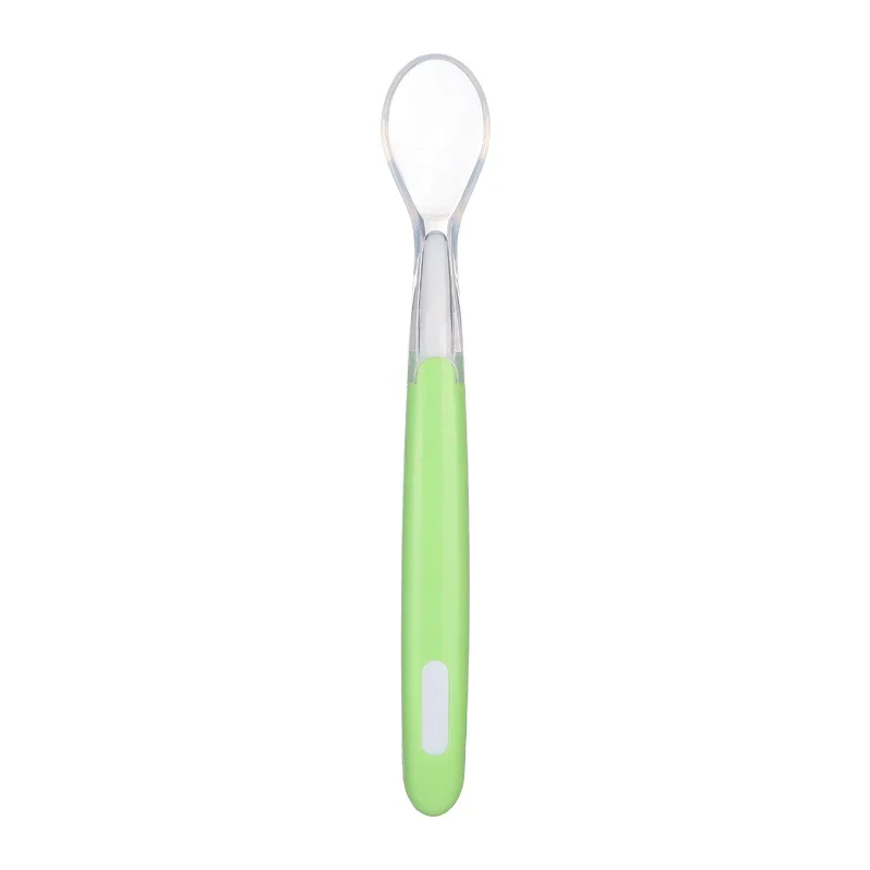 Silicone Soft Spoon for Newborn Baby Feeding Training Spoon Complementary Tableware BPA Free Safe Children Dining Utensils