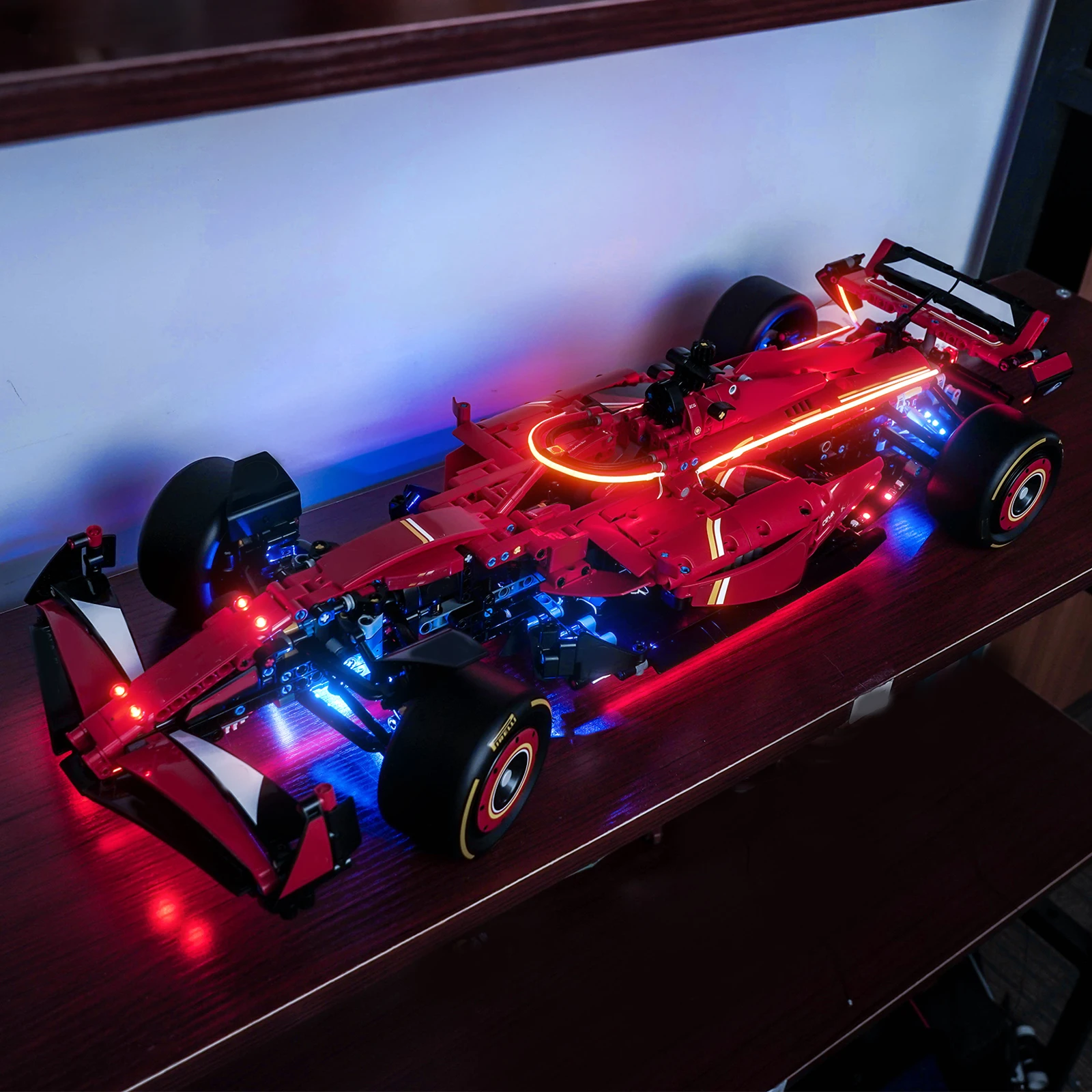 Creative LED Light Set lighting Suitable Compatible For Lego 42207 Ferrari SF-24 F1 Car Building Block Toys(Only light NO Block)