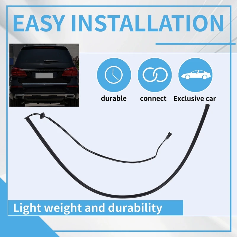 

Car Boot Door Anti-Pinch Strip Tailgate Sealing Strip For Mercedes Benz W166 GL450 2013-2016-ABNF