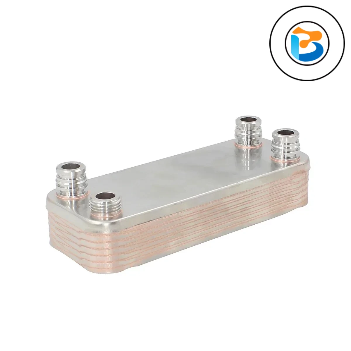 12 لوحة مبادل حراري نبتة البيرة مبرد مبرد من الفولاذ المقاوم للصدأ لتبريد البيرة