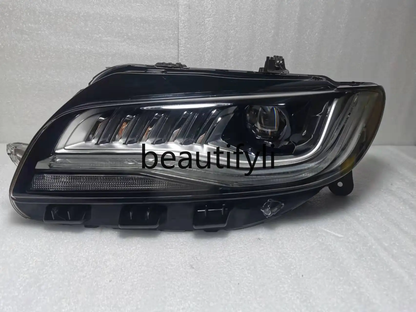 

Headlight assembly led daytime running lights high and low with non-destructive upgrade lighting