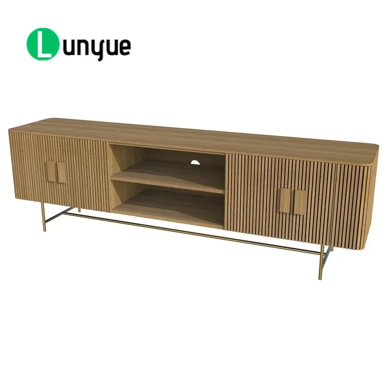 Rustic Wooden Console Table with Drawers Modern Luxury TV Cabinet Storage Unit for Living Room Unique Home Furniture Decor