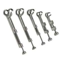 GREATLH Lambert-Lowman Bone Clamp Three Jaw Bone Holder Stainless Steel Pet Orthopedic Surgery Instrument