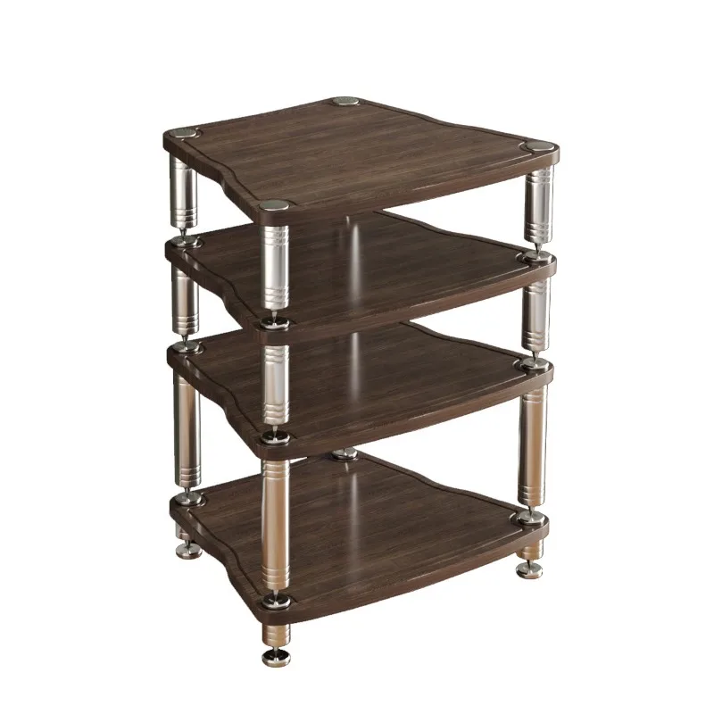 Single Tier Separated HIFI Stand, Shock Isolation Audio Rack for Amplifier Speaker Home Theater