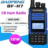 BAOFENG BF-H7 Original Walkie Talkie 10W High Power Long Range Handheld Portable Two Way Radios H7 Wireless Transceiver