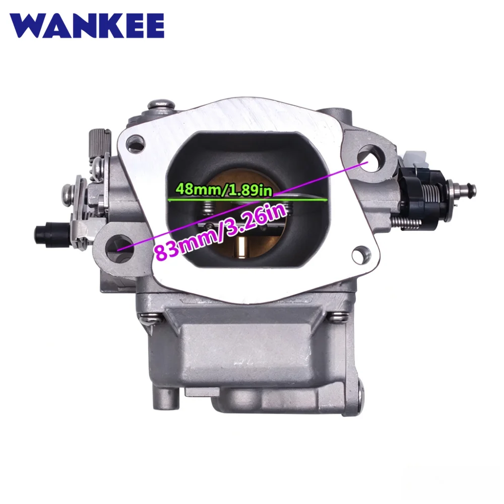 Carburetor 66T-14301-60 For YAMAHA Outboard Motor 2 Stroke Old Series E40XMH 66T-14301;66T-14301-70 Hangkai,Hidea,Powertec