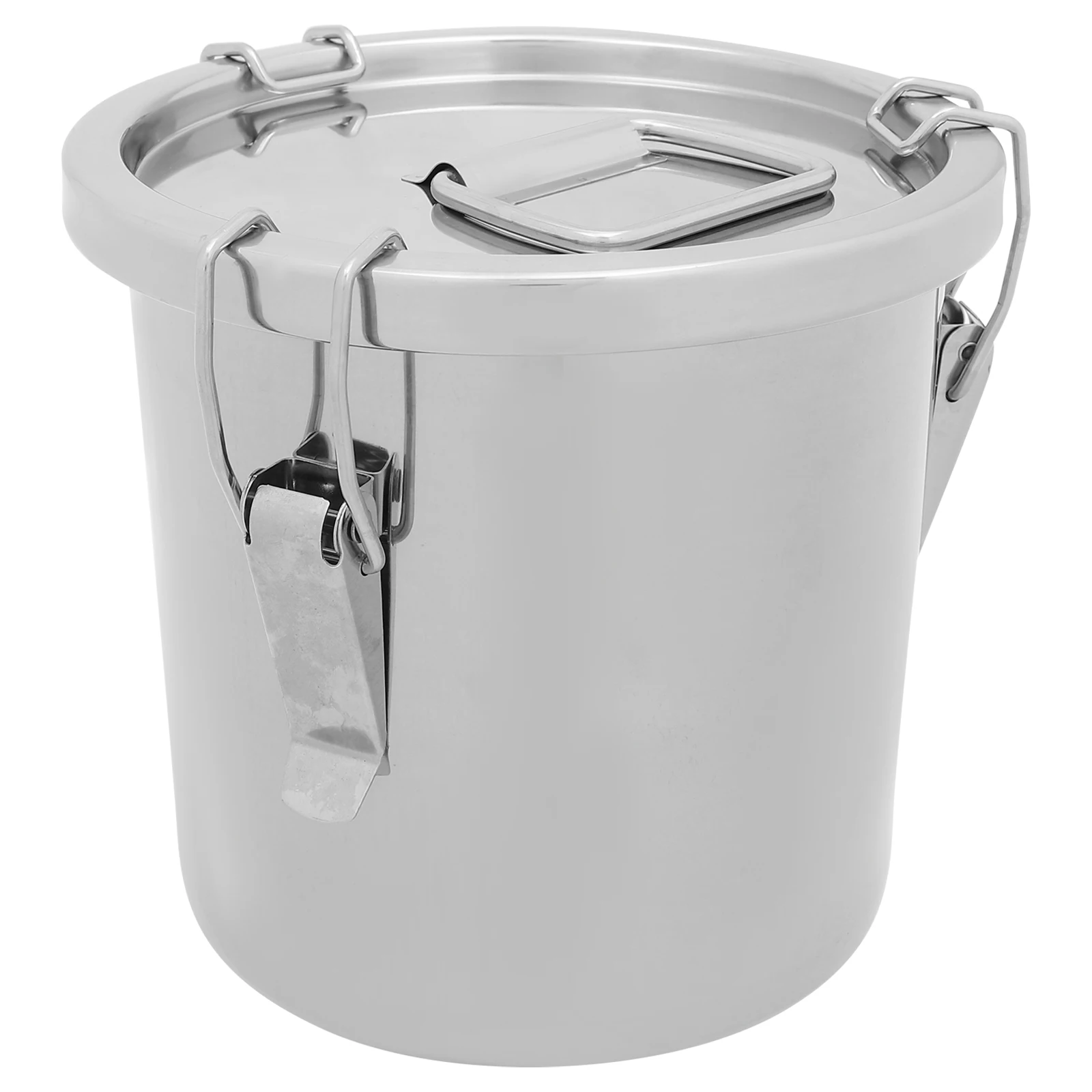 

1pc Sealed Bucket 6L Large Milk Kitchen Supply Jug Milk Bucket Pail Lid Oil Water Container Kitchen Storage Grease Can
