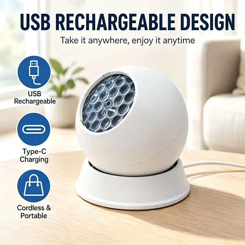 360° Dynamic Rotating Projector Light LED Ocean Ripple Starry Sky Projector Light USB Atmosphere Night Light For Room Decoration