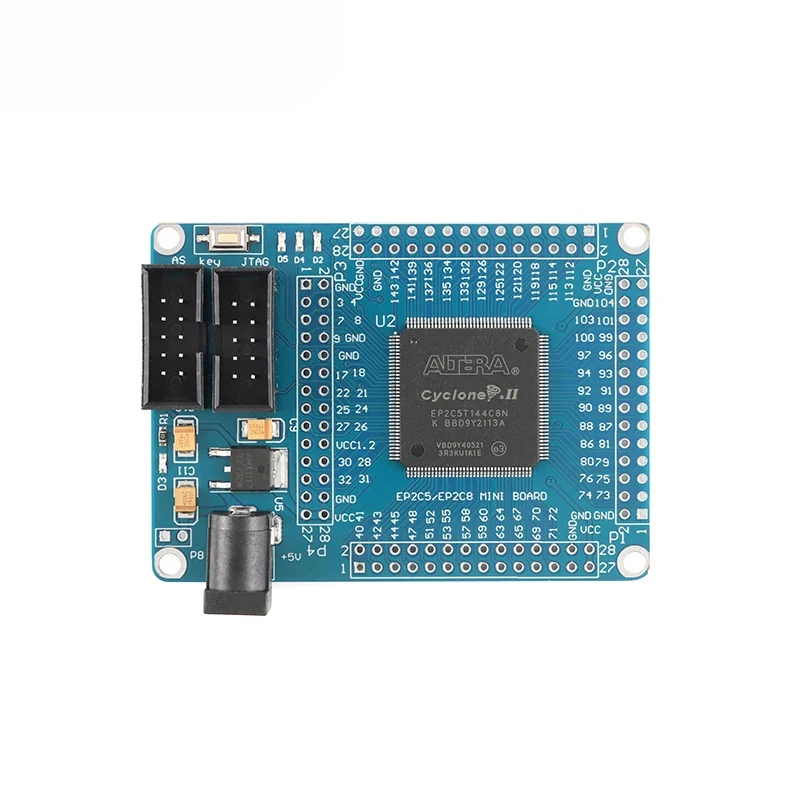 altera-cycloneii-ep2c5t144-minimum-system-development-learning-board-module-5v-epcs4-4m-reset-switch-power-indicator-ep2c5-ep2c8