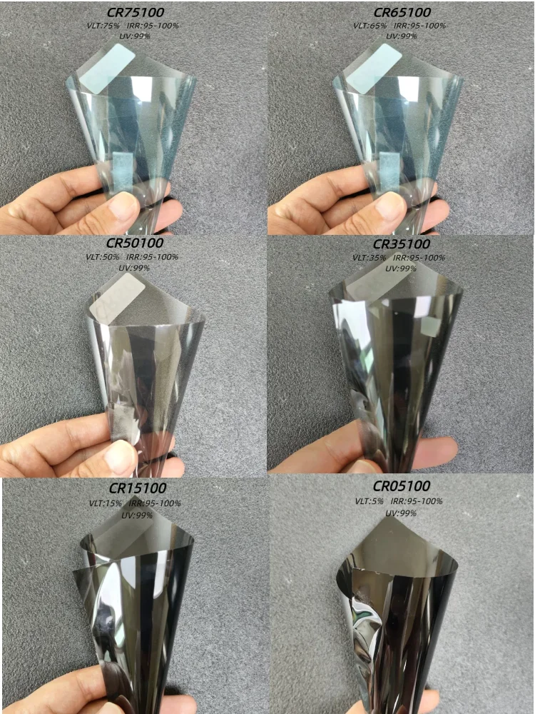 

VLT75% IRR99% UV99% CR Series 3m Insulation Window Tint Film 60in100ft Nano Ceramic Tints Car Window Films Automobile Membrane