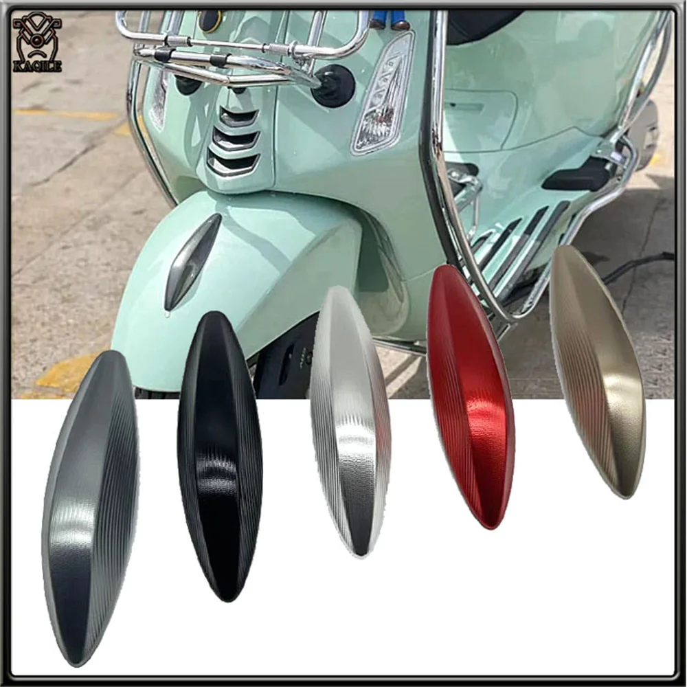 

Motorcycle Front Fender Mudguard Nose Beak Decorative Cover Cap For Vespa primavera150 125 50 All Year Accessories